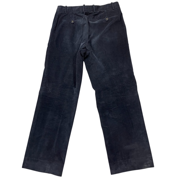 Etro Milano 54‎ Cotton Lycra Navy Cords Zipper Closure Pockets Made in Italy - Picture 6 of 6